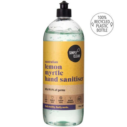 Lemon Myrtle Hand Sanitiser (Refillable Bottles) 50 mL/ 250mL/ 1 Litre/ 5 Litres