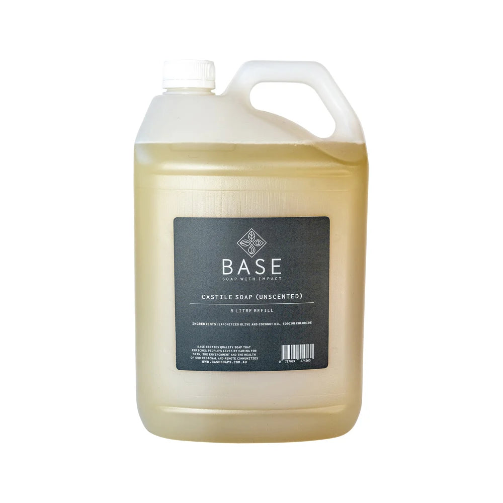 SPECIAL ORDER: Unscented Castile Soap 5 Litres