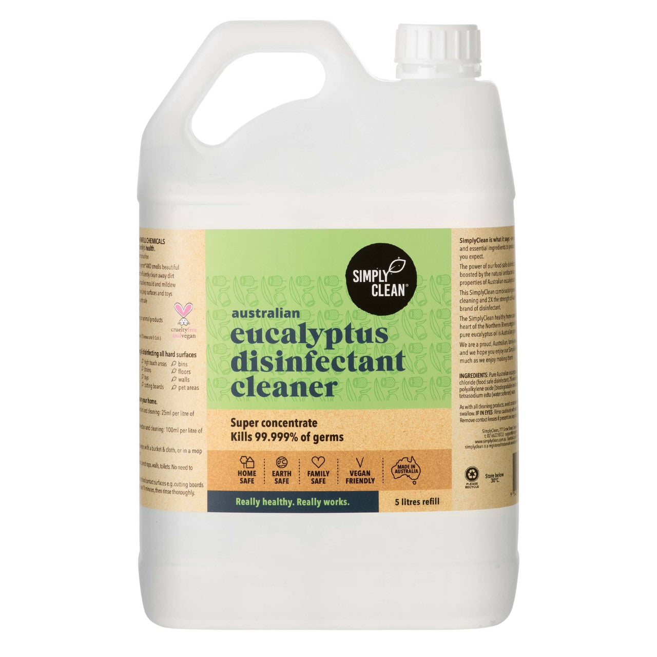 Eucalyptus Disinfectant Cleaner (1 Litres/5 Litres)